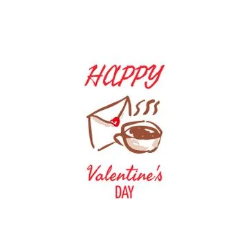 St Valentines day design element Stock Illustration