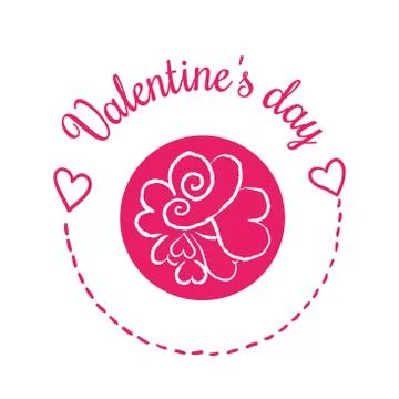 St Valentines day design element Stock Illustration