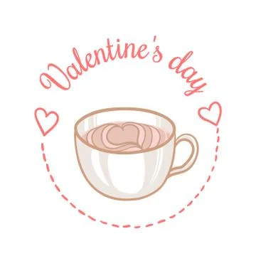 St Valentines day design element Stock Illustration