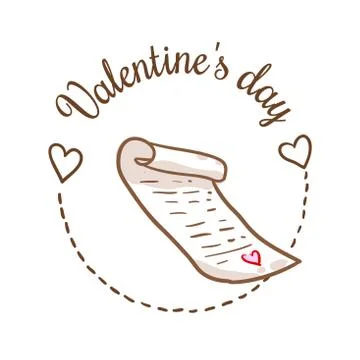 St Valentines day design element Stock Illustration