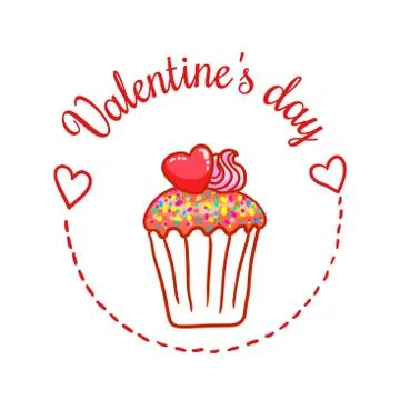 St Valentines day design element Stock Illustration