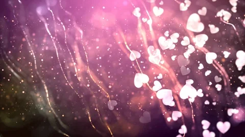 St Valentines heart background Stock Footage 123833579
