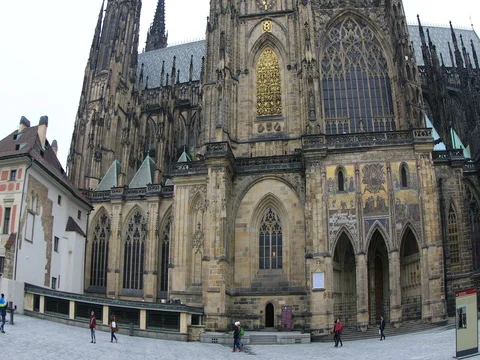 St. Vitus Cathedral Stock Footage 74193367