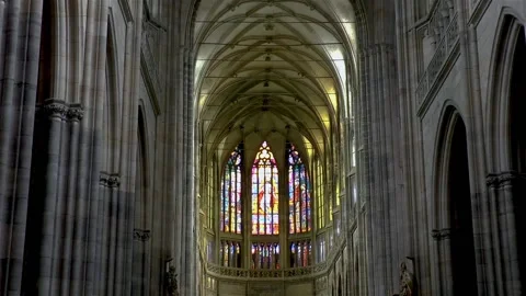 St Vitus Cathedral. Stock Footage 144198597