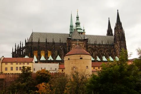St. vitus cathedral Stock Photos