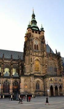 St. Vitus Cathedral Stock Photos