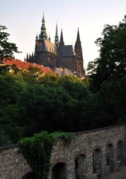 St. Vitus Cathedral Foto stock