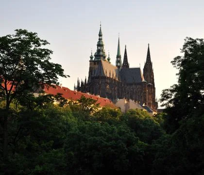 St. Vitus Cathedral Stock Photos