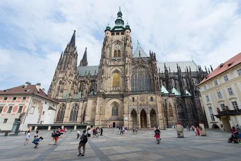 St. Vitus Cathedral Foto stock