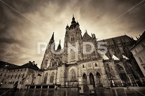 St. Vitus Cathedral Stock Photos