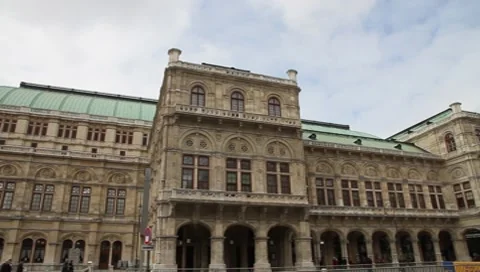 Staatsoper in Vienna (1) Vídeos de archivo 8523574