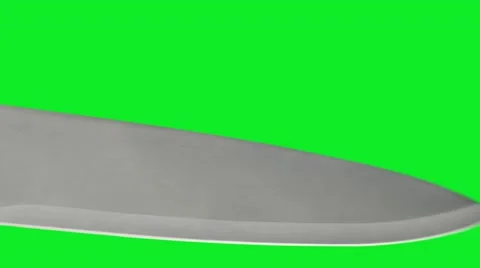 Stabbing Knife Green Screen | Stock Video | Pond5
