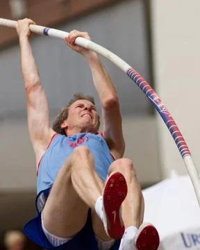 Stabhochspringer Stock Photos