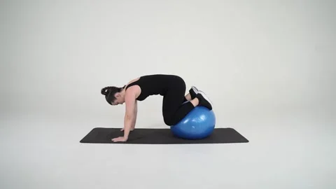 Stability ball pike Stock Footage 314192557