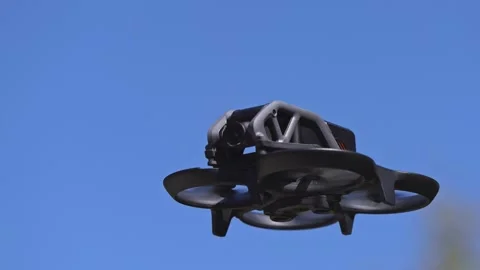 Stability of the new stationary fpv drone Stock Footage 278451431
