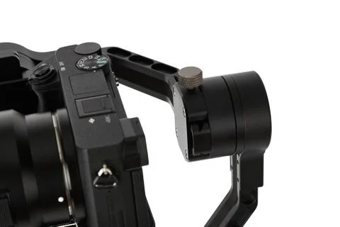 Stabilization System with 3-axis gimbals &amp; Mirrorless Camera Stock Photos