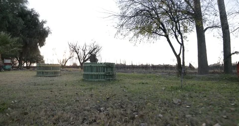 Stabilized camera motion moving forwards close to the floor 스톡 동영상 91754502