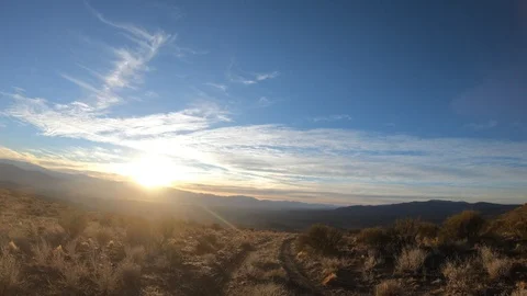 Stabilized camera movement gripped on a car at sunset golden hour 스톡 동영상 91749776