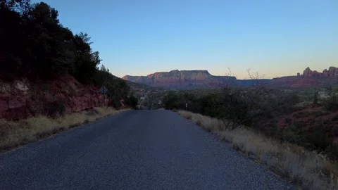 Stabilized fottage of hiking of Devils Bridge trail and Chuckwagon Trail in Video stock 150271012