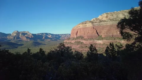 Stabilized fottage of hiking of Devils Bridge trail and Chuckwagon Trail in Video stock 150281151