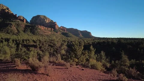 Stabilized fottage of hiking of Devils Bridge trail and Chuckwagon Trail in Video stock 150283917