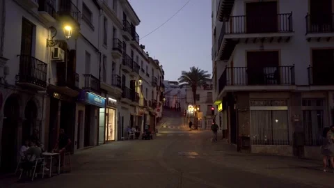 Stabilized static footage in the historic city center of Alora, Spain. Stock Footage 304742578