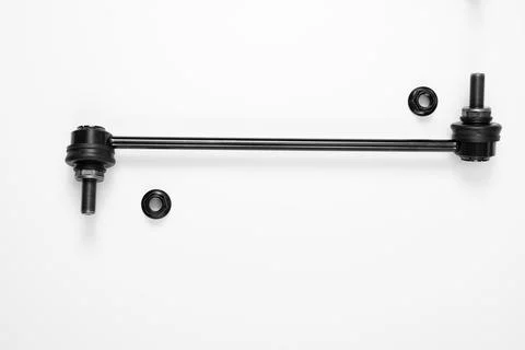 Stabilizer rack against a white background. parts of the chassis system Stock Photos