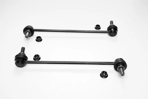 Stabilizer rack against a white background. parts of the chassis system Stock Photos