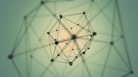 Stable abstract geometric polygonal structure Stockbeeldmateriaal 54580859