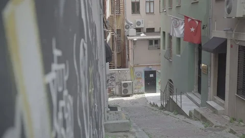 Stable Shot Empty Street Stock Footage 94029375