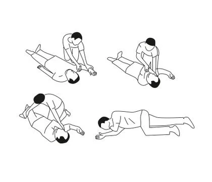 Stable side position Stock Illustration