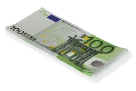 Stack of 100 bills Stock Photos