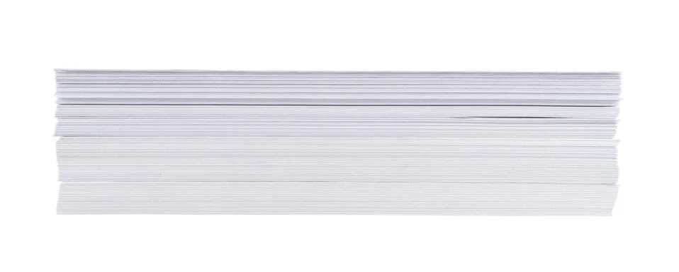 Stack of a4 size white paper sheet Stock Photos