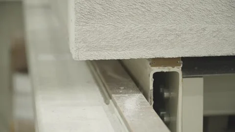 A stack of aerated concrete blocks 스톡 동영상 304360241