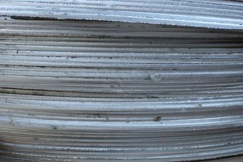 Stack of aluminium sheet texture Stock Photos