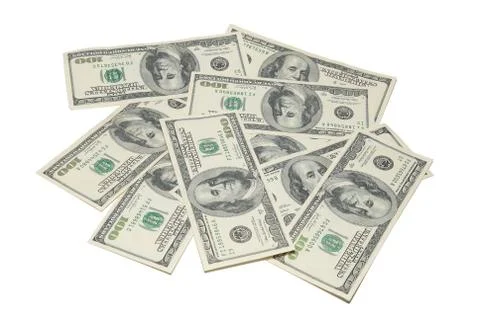 Stack of american dollars 스톡 사진