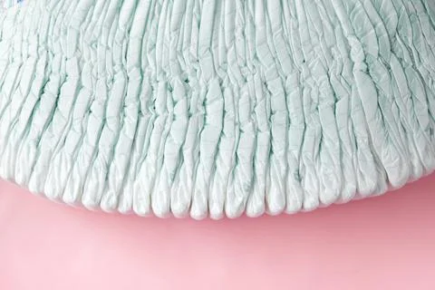 Stack of baby diaper on table, Stock Photos