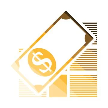 Stack of banknotes icon Stockillustratie