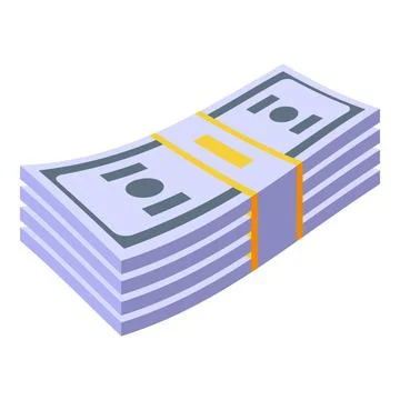Stack of banknotes representing successful investment strategy 스톡 일러스트