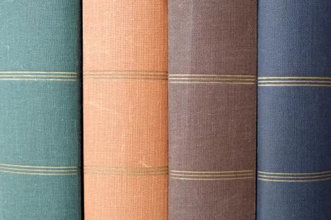 Stack of big book covers / photo books Stock Photos