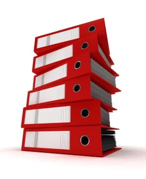Stack of binders Illustrazione stock