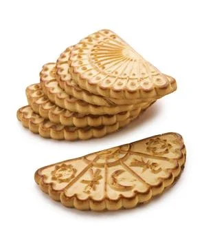 Stack of biscuits 스톡 사진