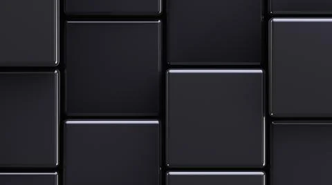 A stack of black rectangular blocks. Abstract background. Stock Illustration