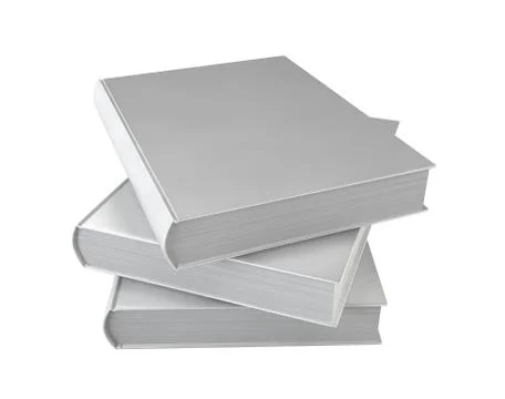 Stack of blank books Stock Illustration