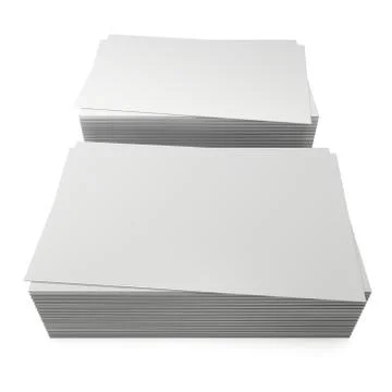 Stack of blank business cards. Stock-Illustration