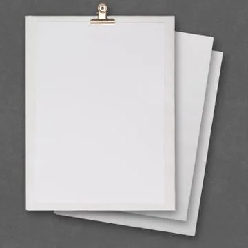 Stack of blank paper book on texture background 스톡 일러스트