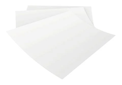 Stack of blank white sheets Stock Illustration