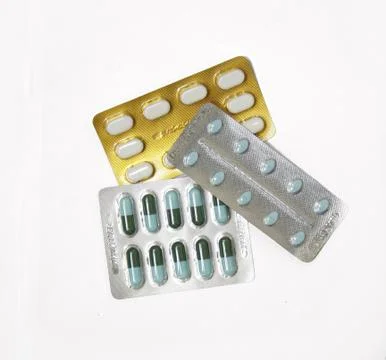 Stack of blister Stock Photos