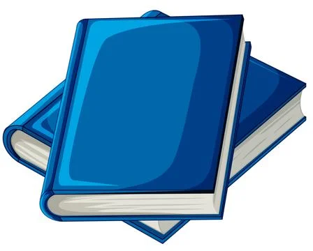 Stack of Blue Books 스톡 일러스트