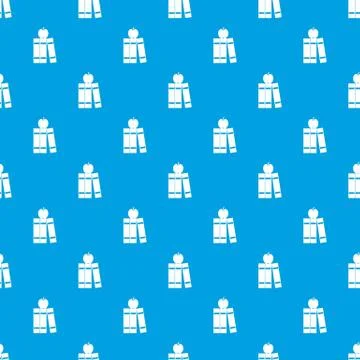 Stack of books and apple pattern seamless blue イラスト素材
